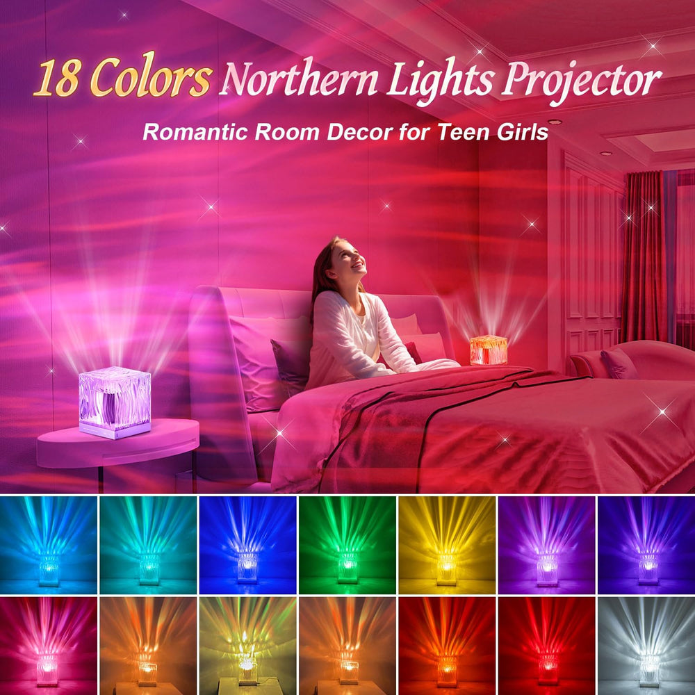 Teen Girl Gifts Trendy Stuff Galaxy Projector Night Light Projector, 18-Color...
