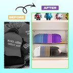 Clear Hat Box Storage, Baseball Cap Organizer for Baseball Caps, Hat Acrylic Display Case with Removable Compartment, Plastic Stackable Hats Holder Organizer Box with Magnetic Lid, 1 Pack
