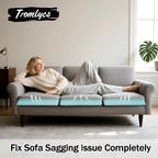 Tromlycs Couch Cushion Support for Sagging Cushions Sofa Seat Support Under Arched Foam Sag Repair 20x24 inch Blue, Set of 1