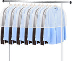 KEEGH Extra Wide Garment Shoulder Covers Bag (Set of 12) Breathable Hanging Closet Suit Organizer Keep Clothes Shoulder Clean, 2" Gusset Hold More Coats, Jackets, Dress | 2 in Gusset Hold More Suit, Coats, Jackets, Dress, Breathable Garment Covers Dust