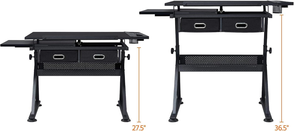 Topeakmart Drafting Table for Artists, Height Adjustable Drawing Draft Desk, ...