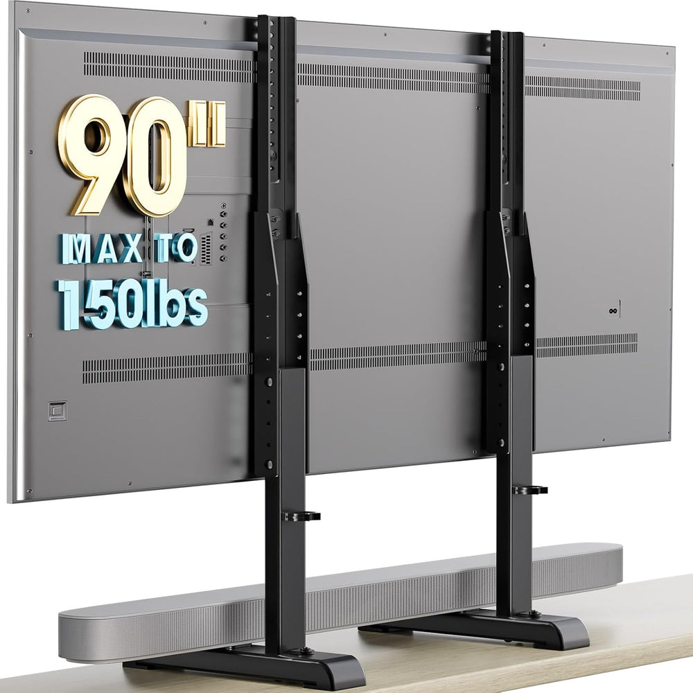 AX WABER Table Top TV Stand with Height Adjustable TV Legs Replacement for Mo...