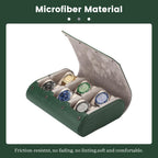 Watch Roll Travel Case for Men - Multifunctional Leather Watch Travel Cases Watch Display Box Cabinet ，Christmas Gift for Man/Woman/Office,daily watch case