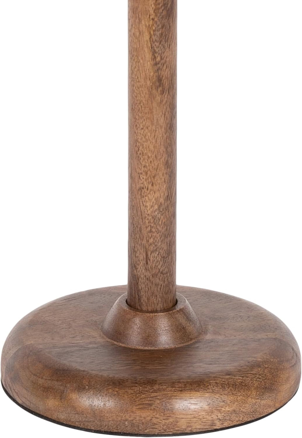 Kate and Laurel Alezar Modern Mango Wood Drink Table, 9 x 9 x 22, Walnut Brow...