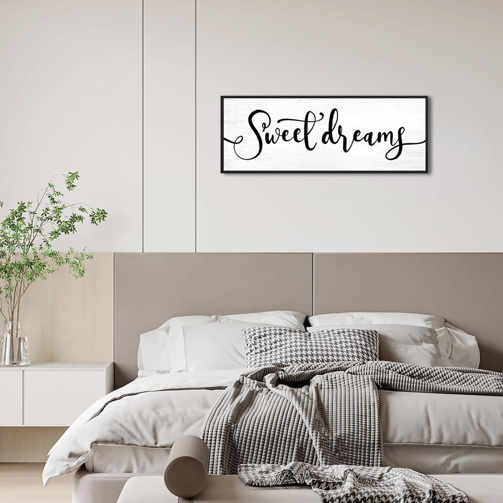 YPY Sweet Dreams Wall Decor Above Bed 32''×12''
