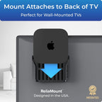 ReliaMount for Apple TV – Compatible with All Apple TV Generations (Including All 4K Models)
