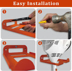 Weed Eater Hanger -1 Pack Heavy Duty Trimmer Rack Wall Mount for Grass Trimmer, Garden Tool Rack/Bracket, Wall Mount Tool Hanger, Shed Storage, Weed Wacker Holder