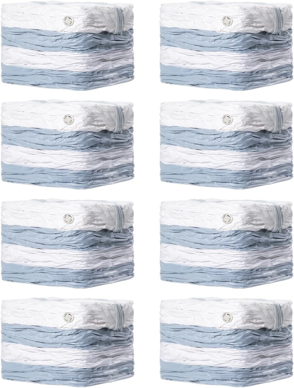 TAILI 8 Pack Vacuum Storage Bags, Jumbo Cube (31x40x15 Inch), Extra Large Vacuum Seal Bags for Comforters, Blankets, Bedding, Clothes, Closet Organization Space Saving, Clear