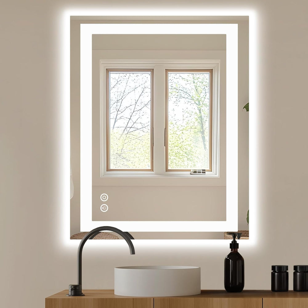 DUMOS 32.1"x40.1" LED Bathroom Mirror, Bathroom Vanity Mirror
