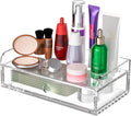 Acrylic Desk Organizer 12 "x 6.7" x 4", Clear Desktop Drawer Tabletop Storage Organization for Office Home Makeup Skincare Jewelry