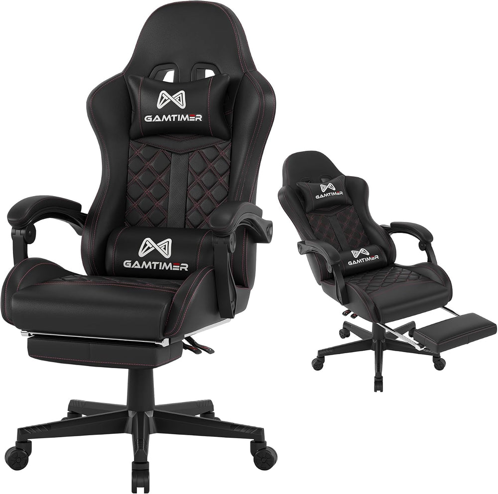 Gamtimer Gaming Chair, 400 LB Weight Capacity,with Pocket Spring Cushion | Er...