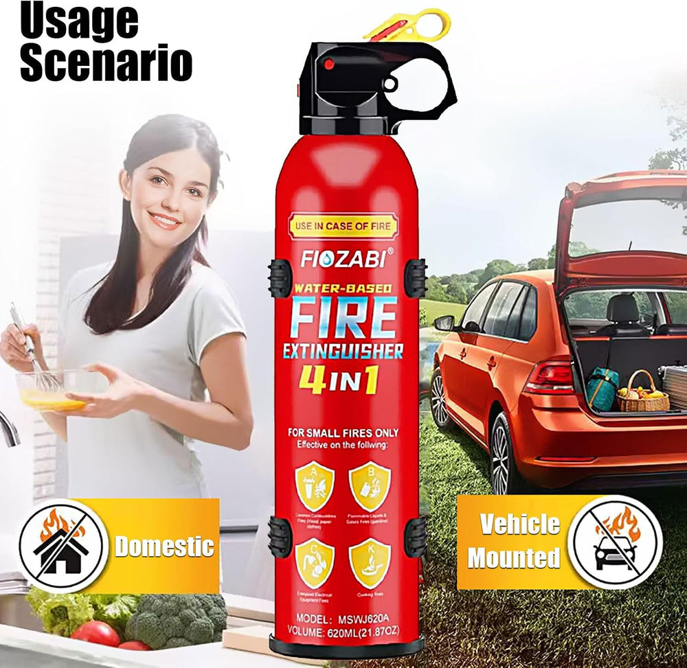 Portable Fire Extinguisher Spray With Bracket Can Prevent Re-Ignition,Best Su...