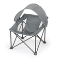 Bright Starts Pop 'N Chill Baby Chair, Portable Travel Seat, UPF 50+ Canopy