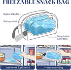Cerbonny Small Cooler Bag Freezable Lunch Bag for Work School Travel, Leak-proof Insulated Eco-friendly Lunch Bag, 2.5L, Flag