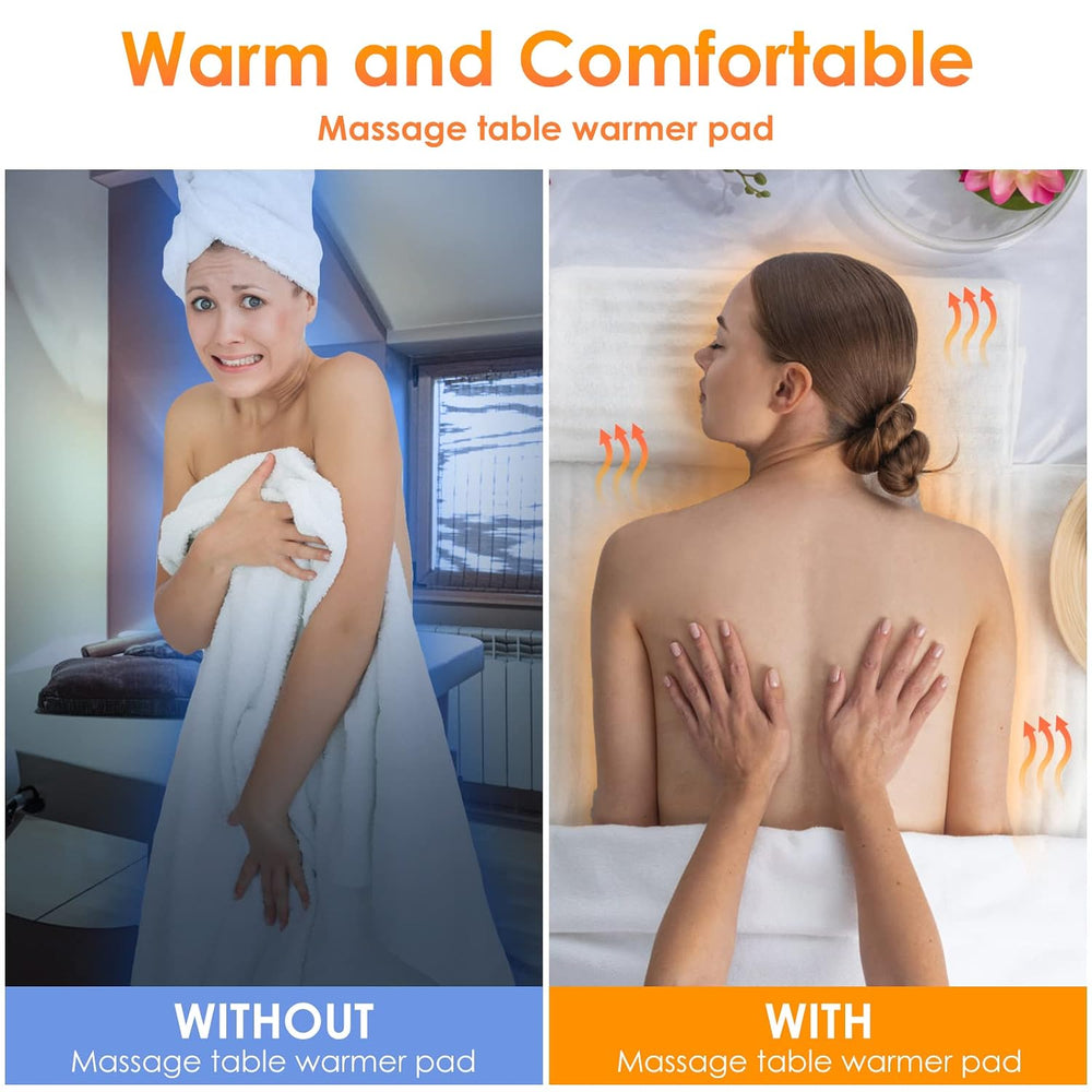 Massage Table Warmer Pads 9 Heat Settings Electric Heating Pad (72.8" x ...