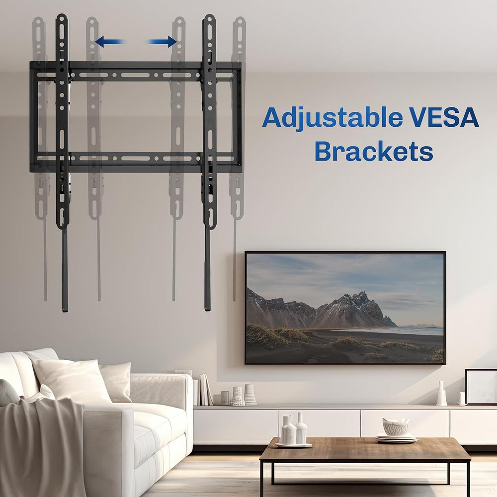 VIVO Black TV Wall Mount with Tilt for 32 to 75 inch Screens, MOUNT-VW075T | ...