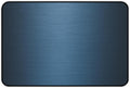Brushed Metal Texture Desk Mat - Extended Mouse Pad & Desk Pad, Neoprene Surface, Non-Slip Rubber Base, Stitched Edges, Desk Protector for Keyboard & Mouse, Sizes 12x18/12x22/16x32 (Blue, 12x18)
