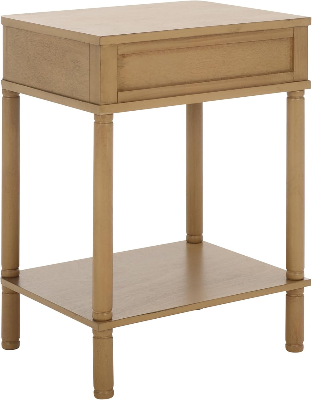 SAFAVIEH Home Collection Thurston Desert Brown 1-Drawer Accent Table