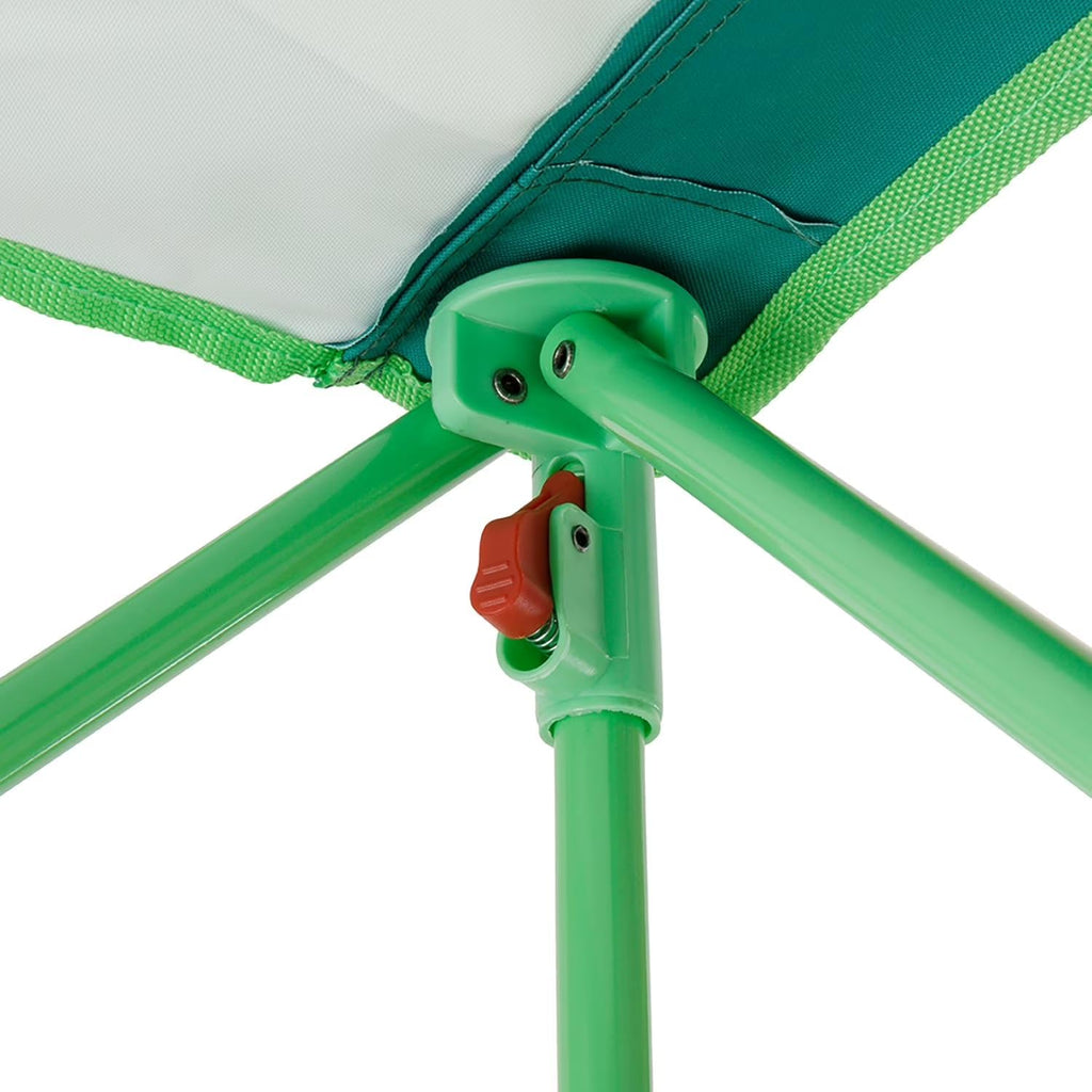 Kids Portable Folding Character Chair (Dinosaur) with Carry Bag - Durable Steel Frame, Built-in Cup Holder