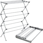 Honey-Can-Do Oversize Collapsible Metal Clothes Drying Rack, Grey