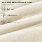 Bean Bag Chairs for Adults - Giant Bean Bag Chair Convertible Bean Bag Bed - Beanbag Chair with Micro Fiber Cover/Furniture Foam Filler - Floor Couch Sofa in Bedroom Dorm Room - Full Beige