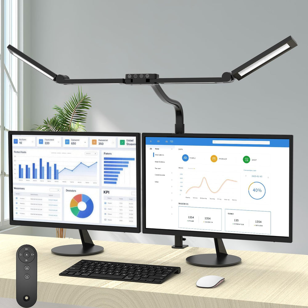 24W Bright Led Desk Lamp with Remote, 1500LM Architect Desk Light for Home Of...