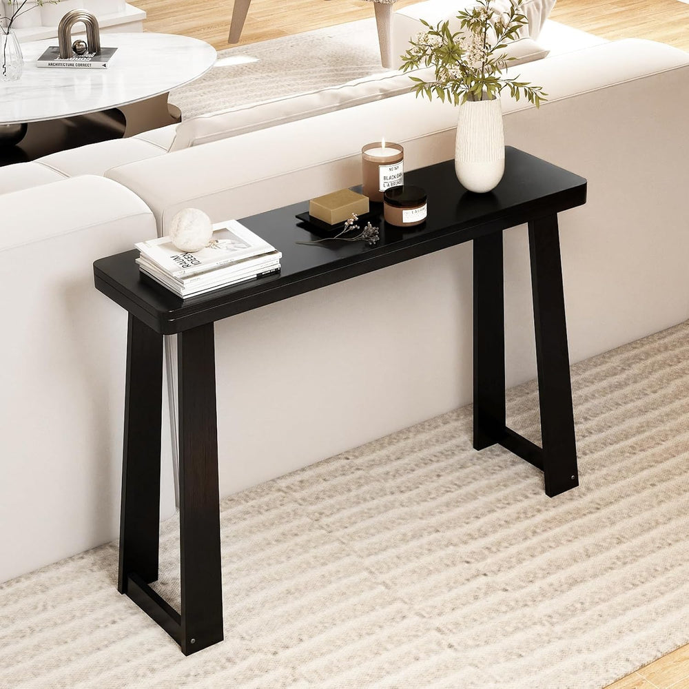 GIANTEX 43” Narrow Long Console Table, Modern Entryway Table | Behind Couch S...