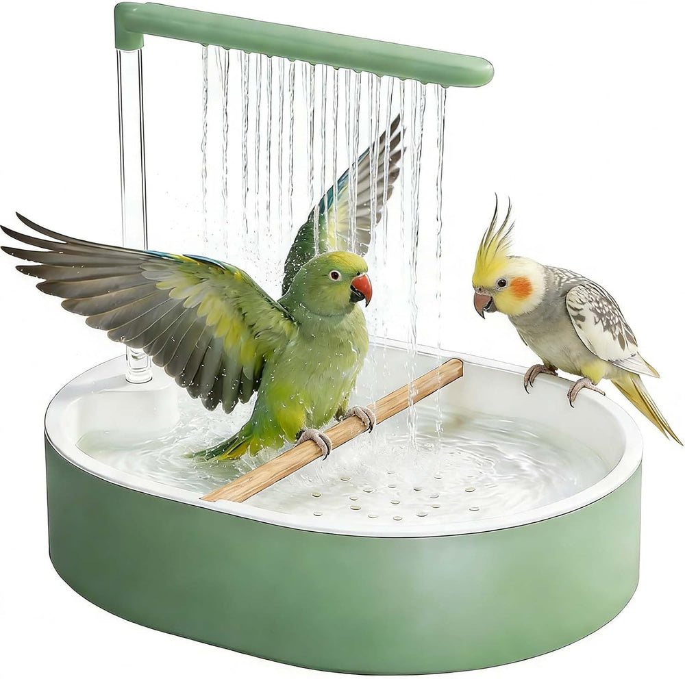 Automatic Bird Bath Fountain for Indoor Parrots & Birds