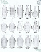 Bud Vases Set of 32 PCS, Small Flower Vases for Table Centerpieces, Mini Vases for Single Stem Flowers, Glass Vases for Centerpieces, Wedding & Home Decor, Clear