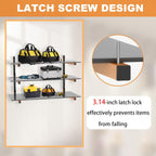 Lumber Rack Wall Mount, Heavy Duty Wood Storage Racks, 9-Level System Garage Shelving, 1080 Lbs Capacity Organizer Shelves, Folding Orange Brackets, 6 Pack Hanging Metal Shelf for Indoor and Outdoor