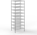 24" Deep x 30" Wide x 86" Height Wire Shelving Kit | 10-Tier | NSF Commercial Storage Rack Unit