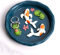 Koi Fish Ring Dish, Decorative Jewelry Tray & Key Bowl | Resin Tray, Trinket Catch-All Plate, Wedding/Engagement Ring Holder, Entryway Table Key Dish, Koi Fish Decor Gift for Women