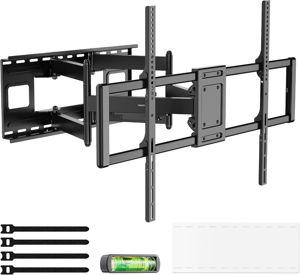 Mount-It! Heavy Duty XXL Full Motion TV Wall Mount for Extra Large TVs, max V...