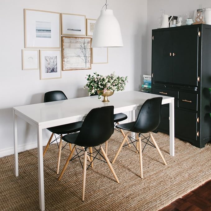 Furmax Modern Style Dining Chair Mid Century Modern DSW Chair, Shell Lounge P...