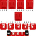 Tool Holder and Battery Holder for Milwaukee M18 18V, 10 Pack power hanger Wall Mount Organizer Storage Shelf with Screws