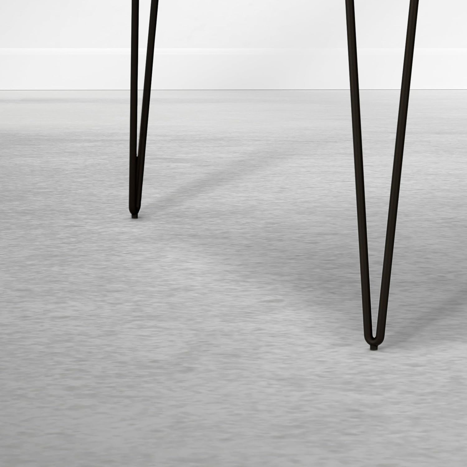 SIMPLIHOME Hunter Dining Table - 54 inch Wide Solid Mango Wood Square Dinner Table in Light Earthtone, Industrial Dining Room Table with Black Hairpin Legs and Natural Wood Grain, Seats 8