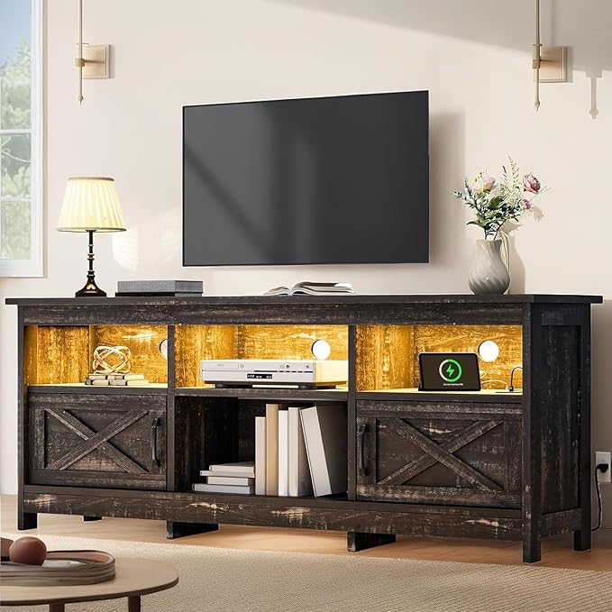 YITAHOME TV Stand for 65 Inch TVs, Entertainment Center with Storage Cabinets...