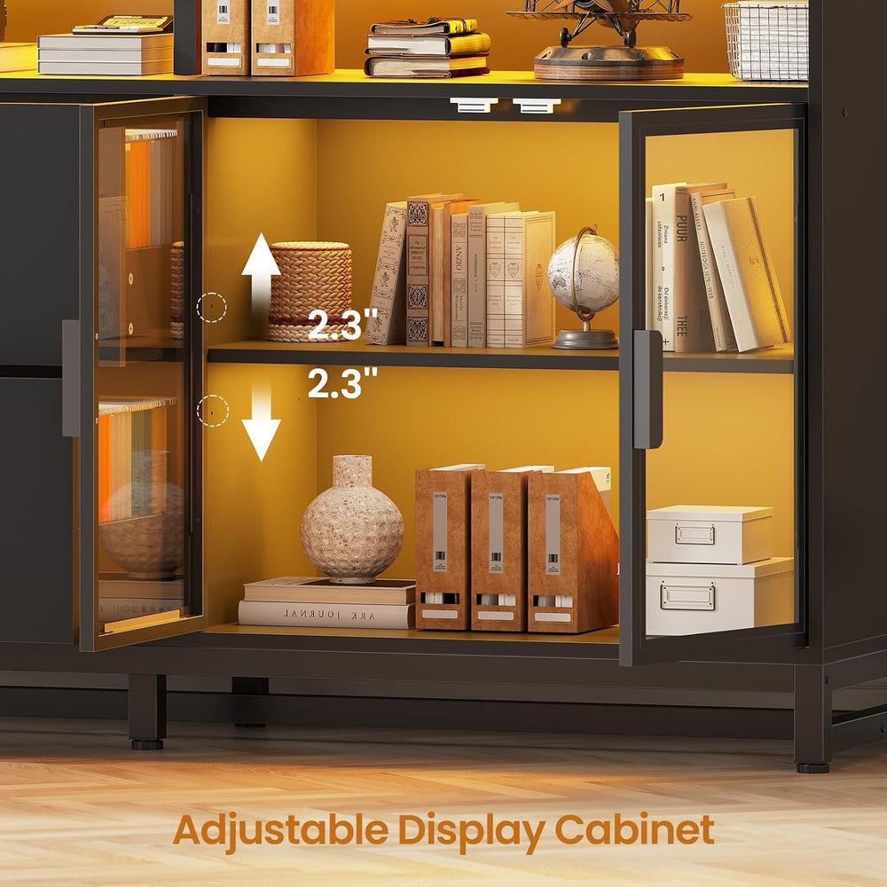 SEDETA 59" Filing Cabinet with Lock Drawers fits Legal Size for Home Off...