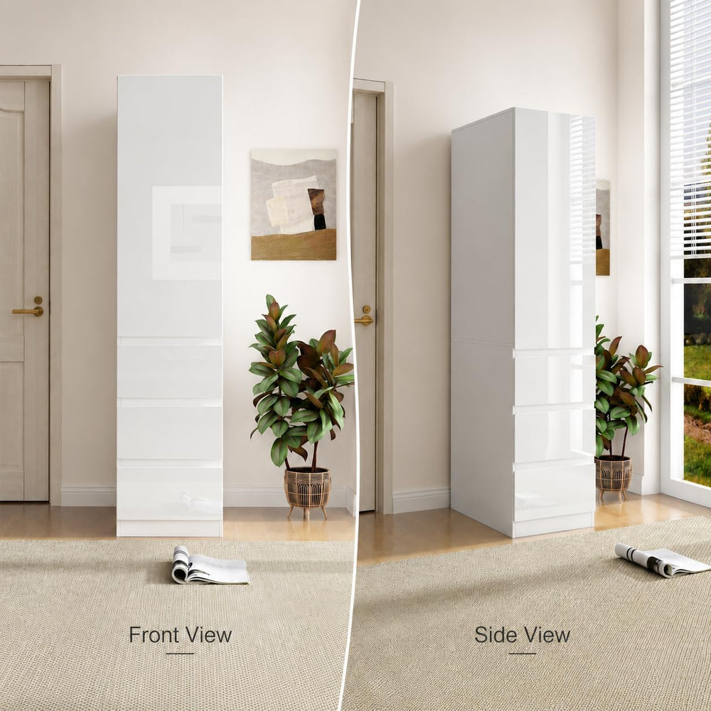 Kitchen Pantry Cabinet, 70.9" Tall Pantry Storage Cabinet with Doors, 3 ...