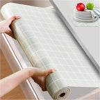 Beautysaid Shelf and Drawer Liner for Kitchen Cabinet, Non Adhesive Non Slip Shelf Paper Waterproof Washable Thickened for Dresser Pantry Shelve Bathroom Protector Liner(Light Green,23.6 in x 10 FT)