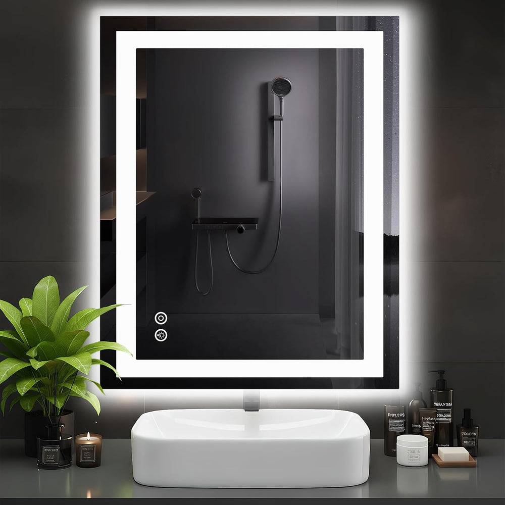 DUMOS 32.1"x40.1" LED Bathroom Mirror, Bathroom Vanity Mirror