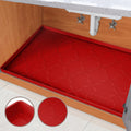 SIKADEER 25" x 19" Under Sink Mat Waterproof, Silicone Mat Kitchen Drawer Shelf and Cabinet Liner, Sink Protector for Kitchen Organizers and Storage, Boot Tray Pet Food Mats