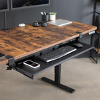 VIVO Extra Long Clamp-on Computer Keyboard and Mouse Under Desk Slider Tray, 34 x 11 inch Pull Out Platform Drawer, Black, MOUNT-KB15EB