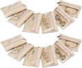 Vlando 12 Pcs Travel Jewelry Organizer Velvet Jewelry Pouch with Zipper Clear Travel Jewelry Bag for Travel Business Trip Mother‘s Day Gift for Mom Wife Women