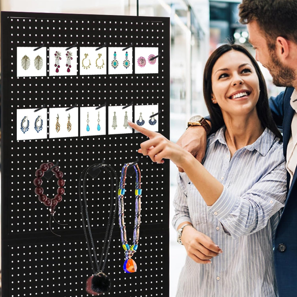 30 Packs 6-inch Long Metal Pegboard Hooks, Standard Hooks is Fit to Pegboard Panels