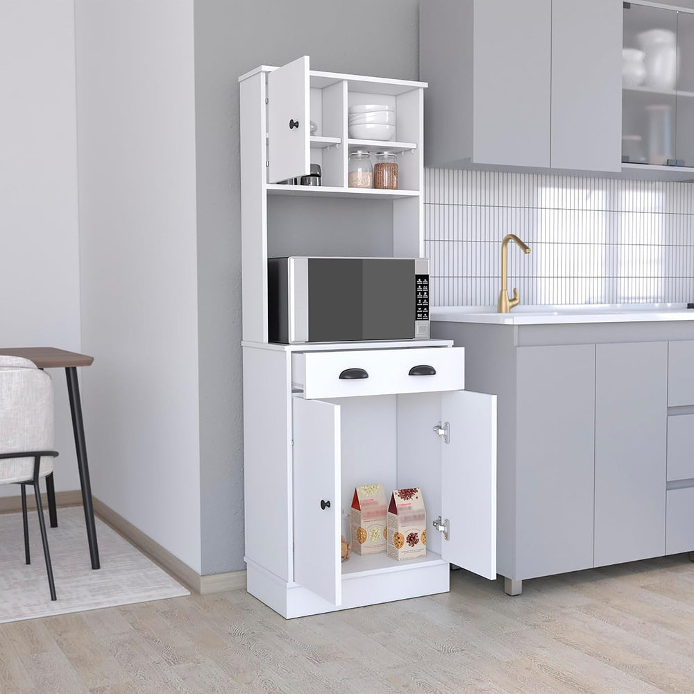 Albany Kitchen Pantry with 3-Doors Cabinet and Drawer