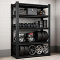 Heavy Duty Storage Shelves Unit, Adjustable Metal Garage Shelving,3500LBS Garage Storage Industrial Shelves,Storage Racks,Steel Shelf Suitable for Shop,Warehouse,Basement