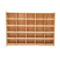 Contender 25 Cubby Birch Plywood Tray Storage Cabinet, Office and Homeschool Organizer for Toys, Books, Art and Craft Supplies, Greengaurd Gold Certified