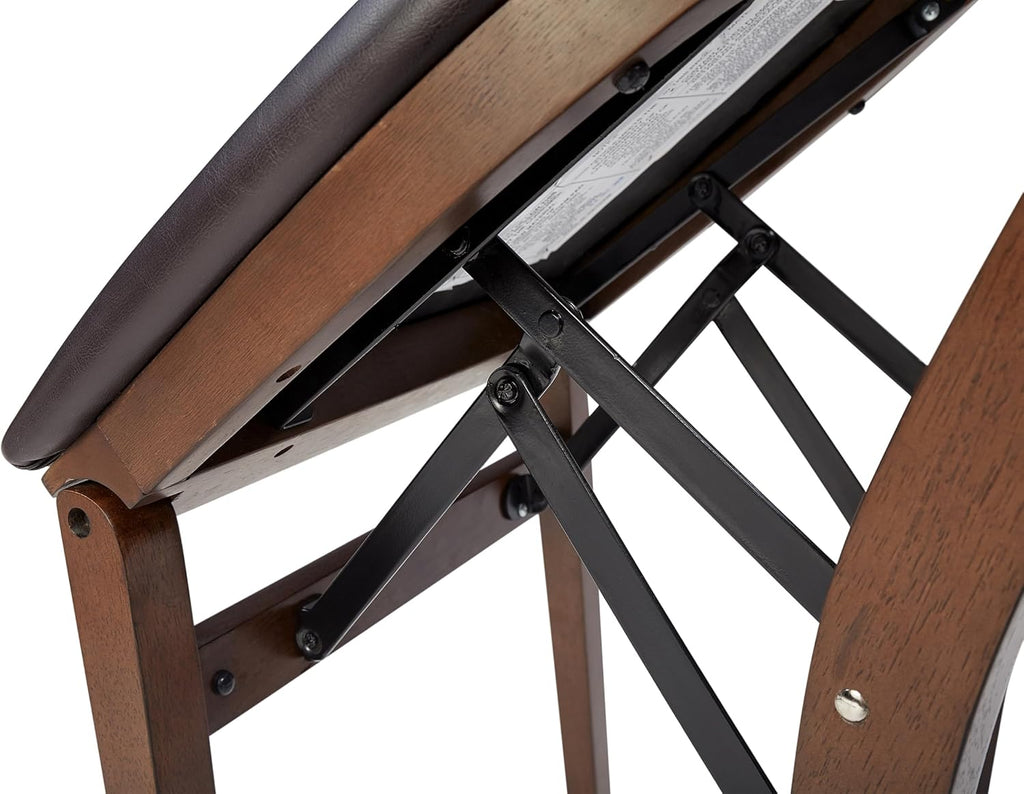 Stakmore School House Folding Chair, Walnut (Set of 2)