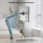 Jakeko Strong Magnetic Portable Monitor Desk Clamp - 75mm VESA Mount 4.7" 12.9" 15.6" 16" 17.3" 18.5 inch 360° Rotate Base Tablet Holder Arm JK07B1